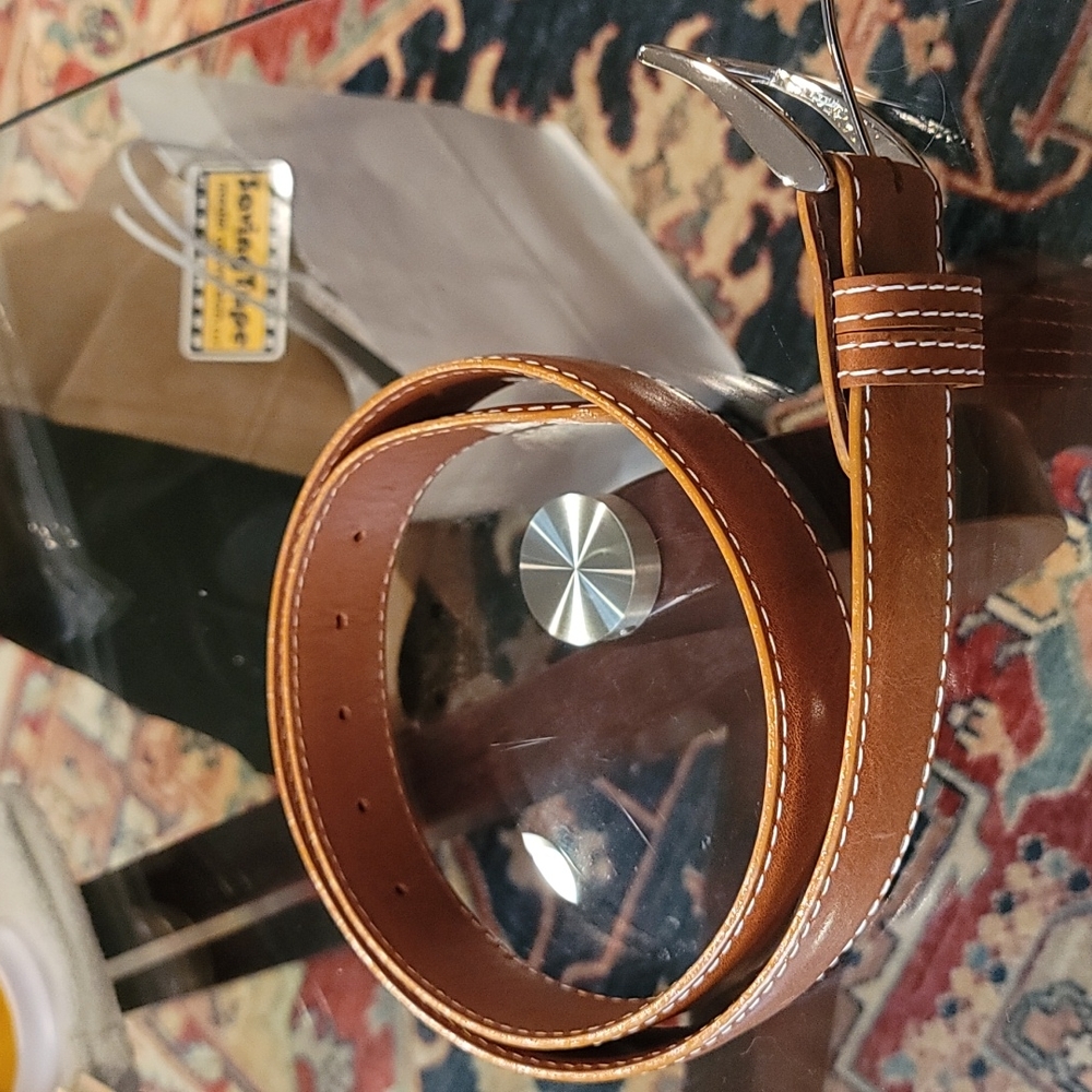 J. Hilburn Calfskin Leather Belt
